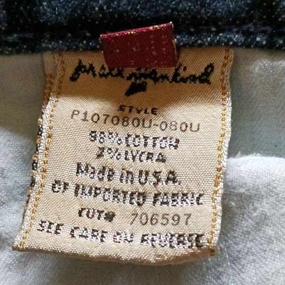 7 for All Mankind Cropped Kick Denim Blue Jean - Picture 4 of 8